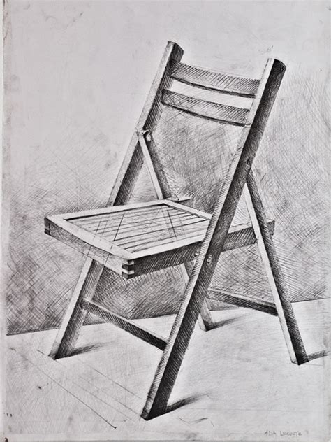 Signup for free weekly drawing tutorials. Chairs - drawing study on Behance