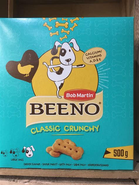 Bob Martin Beeno Classic Crunchy Chicken Flavour Large Dog Treats 500g