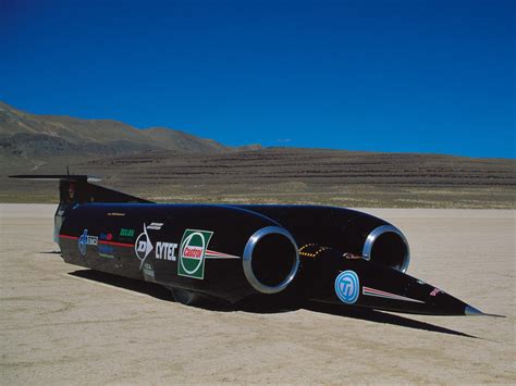 Thrustssc Sets Land Speed Record Of 760 Mph Sonic Car Unique Cars