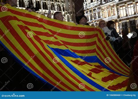 Catalan Independence Flag Editorial Image Image Of Democracy 106088460