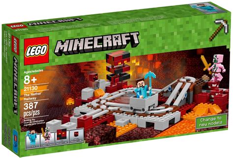 Lego Minecraft 21130 Tren Del Infierno 69900 En Mercado Libre