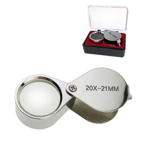 Aiernuo Loupes 20x Diamond Loupe Glass Jeweler Loop Eye Magnifier Magnifying Ebay
