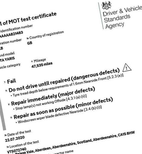 The Danger Box Mot Testing And Road Safety Mot Test Information