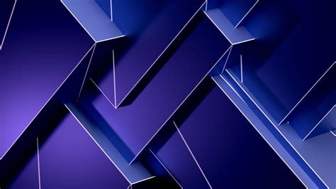 Black and blue abstract wallpaper, gray and blue honeycomb graphic. cube, Blender, Abstract, Geometry, Modern, Blue, Square ...