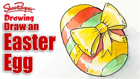 You can help your child create various interesting crafts that you can display around your home. How to draw an Easter Egg - YouTube