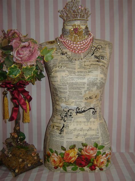 Mannequin That Ive Made Miss Rose Shabby Chic Mannequin Mannequin