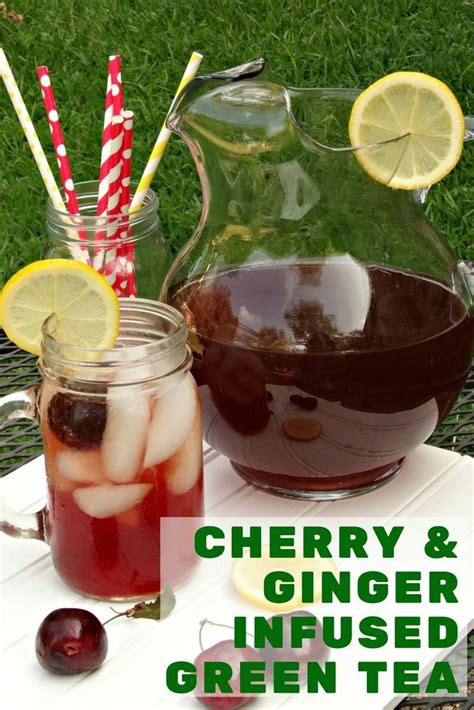 Cherry And Ginger Infused Green Tea Recipe Flavoured Green Tea