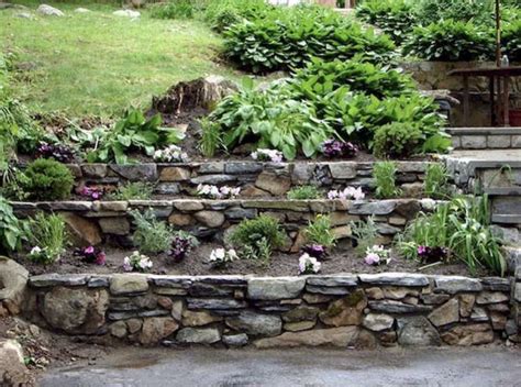 Pin By 3rd Eye Muse On In The Garden Sloped Garden Stone Walls