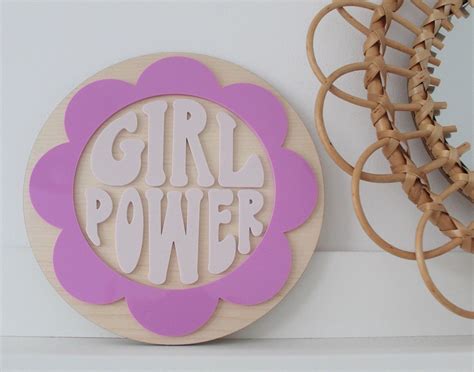 Girl Power Sign Retro Sign Girls Room Decor Etsy Uk