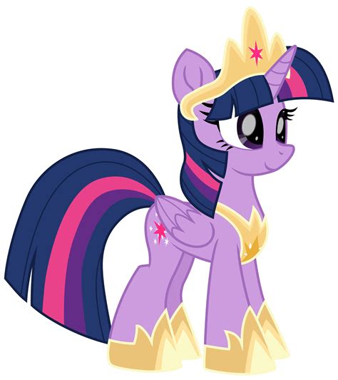 The Pony Is Wearing A Crown And Standing In Front Of A White Background