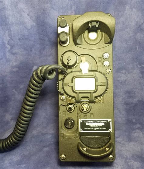 Vintage Us Army Field Telephone Set Ta 312apt Etsy