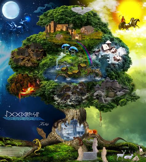One Of Our Favourite Norse Mythology Images Yggdrasil The Tree Of