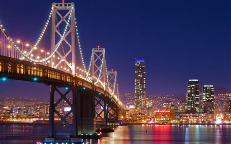 Travel Trip Journey Bay Bridge San Francisco California United States