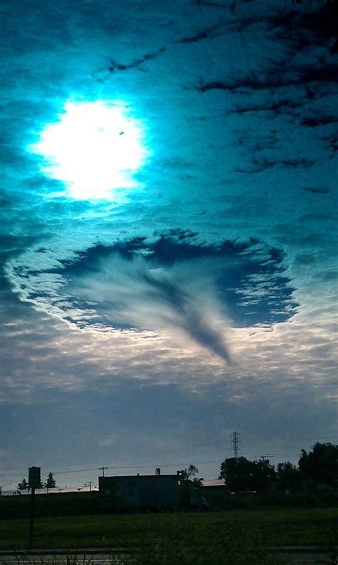 Sky Punch Cloud Formation Clouds The Sky Is Falling Beautiful Nature
