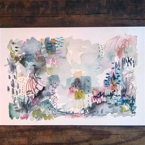Abstract Watercolor Painting Abstract Art Nature Inspired Painting