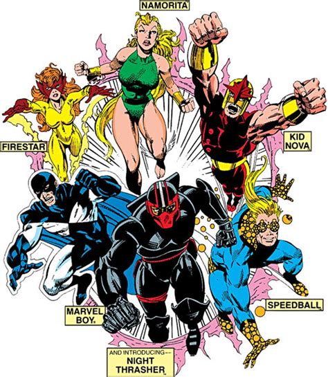 New Warriors Marvel Comics Team Profile Chapter 1 Year One