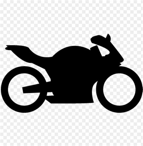 Motorcycle Of Big Size Black Silhouette Vector Motorcycle Silhouette