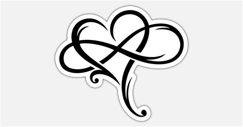 Infinity Sign Infinite Love Heart Symbol Sticker Spreadshirt