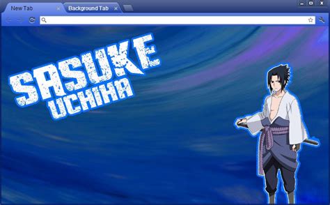 Naruto Shipudden Chrome Theme Sasuke Uchiha By Yohohotralala On Deviantart