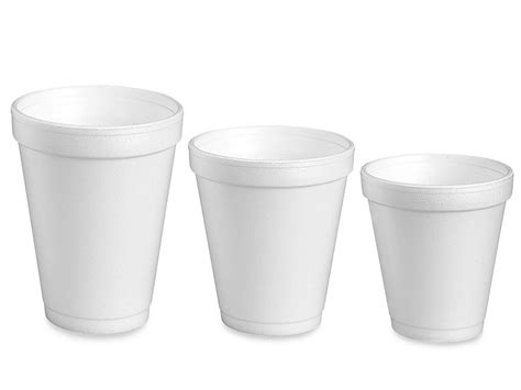 Oz Disposable Styrofoam Cups 50 Pack White Foam Cup Insulates Hot