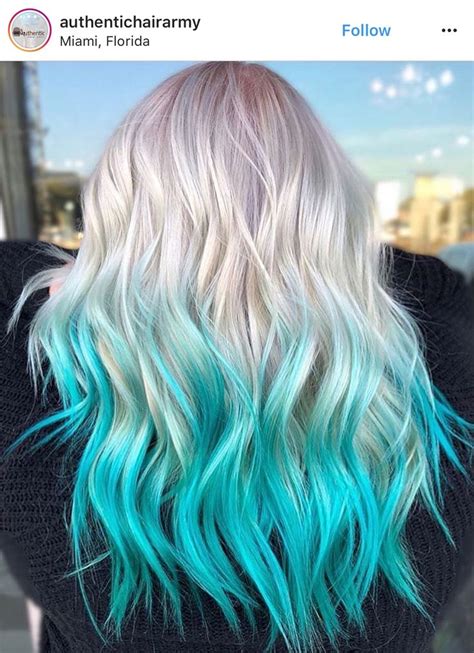 Pin By Youjin On Hair Colors I Likewant Hair Styles Blue Ombre Hair