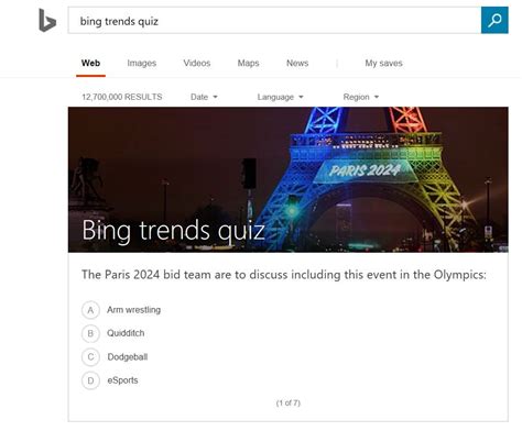 Microsoft Reward Quizzes Bing Premier League Quiz Bing Soccer Quiz