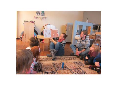We receive food from the following sources: Sarah Puleo from RI Food Bank reads to children in our ...