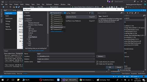 Visual Studio Error Importing From Nuget On Xamarin Form Project In Hot Sex Picture