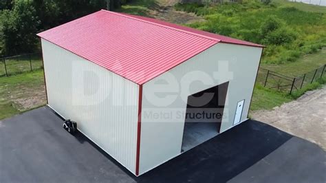 40x60x14 Clear Span Building Direct Metal Structures