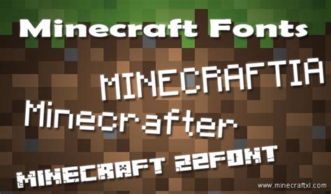 Top 3 Best Minecraft Fonts With Download Minecraftxl