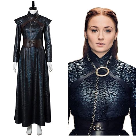 Sansa Stark Got Game Of Thrones Season 8 Ver B Outfit Cosplay Costume