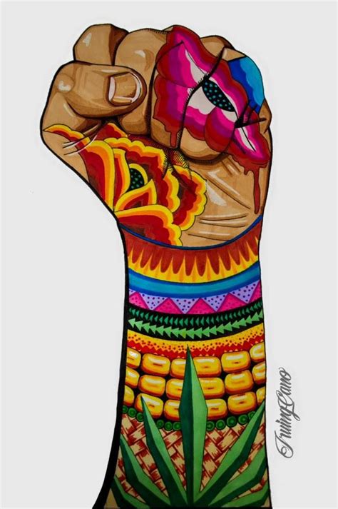 Oaxaca Resiste Por Irving Cano Mexican Artwork Mexican Folk Art