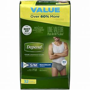 Depend For Men Incontinence Maximum Absorbency Small Medium