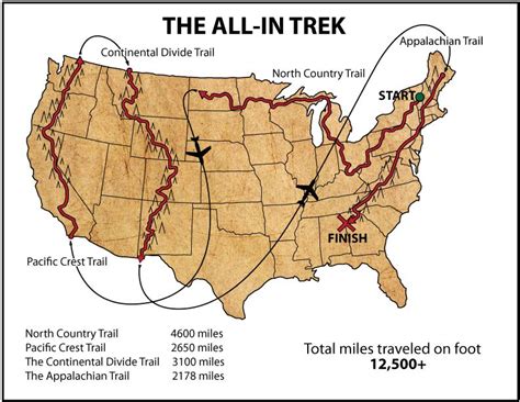 Long Hiking Trails In North America Hiking Info