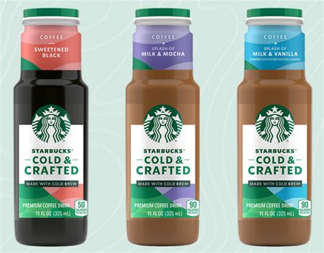 Starbucks Offers New Bottled Cold And Crafted Cold Brew Coffees The