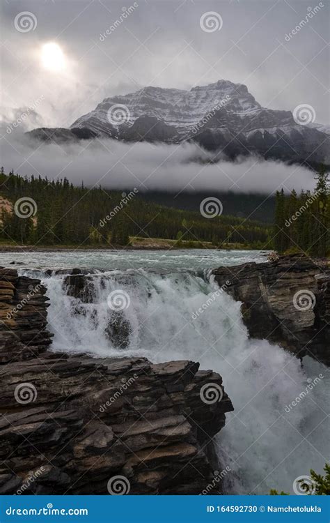 Cascades Of Canada Stock Photo Image Of Athabasca Natural 164592730