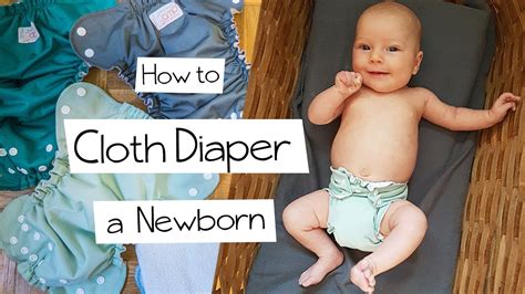 How To Cloth Diaper A Newborn Easy Tutorial Youtube