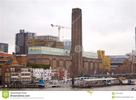 Tate Modern In London England Stock Photo Image Of Tower Forms