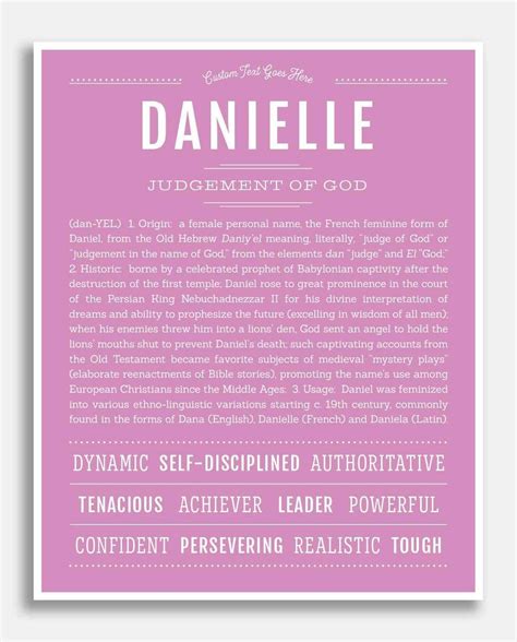 Meaning Of The Name Danielle - MEANCRO