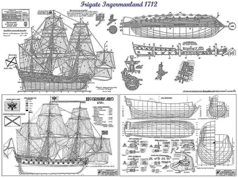 3rd Rate Ship Ingermanland 1715 Ship Model Plans Best Ship Models