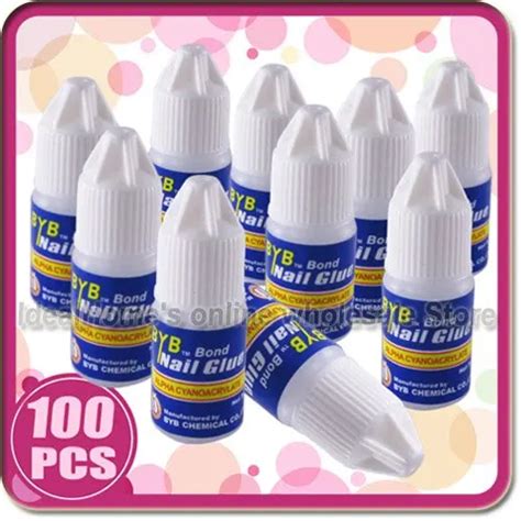 100 X 3g Pro Acrylic Nail Glue Gel For French Art False Tips Nail Art