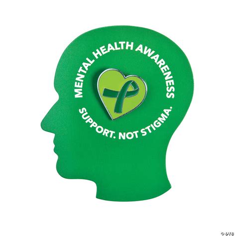mental health awareness pins with card 12 pc oriental trading