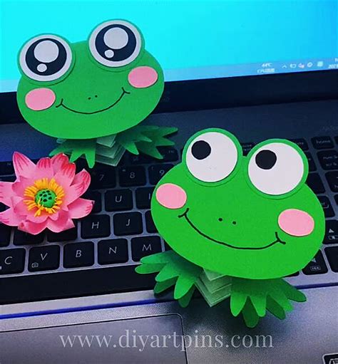 15 Ways To Make Easy Frog Art And Crafts For Preschoolers Diy Art Pins