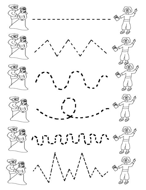 Worksheet On Tracing For Preschoolers Tracing Worksheets For