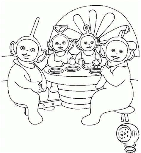 Free Printable Teletubbies Coloring Pages For Kids Online Coloring