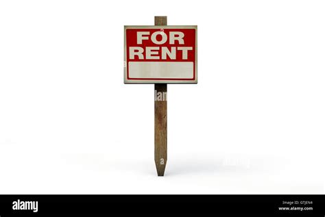 For Rent Sign Stock Photo Alamy
