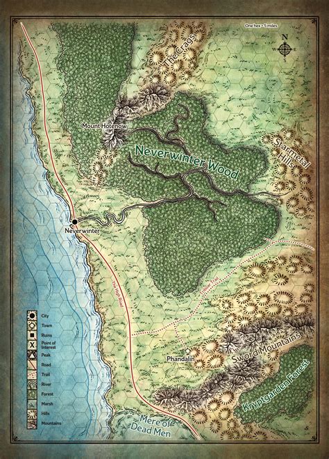 Sword Coast Players Map In The Cursed Dragon Of Phandelver World Anvil