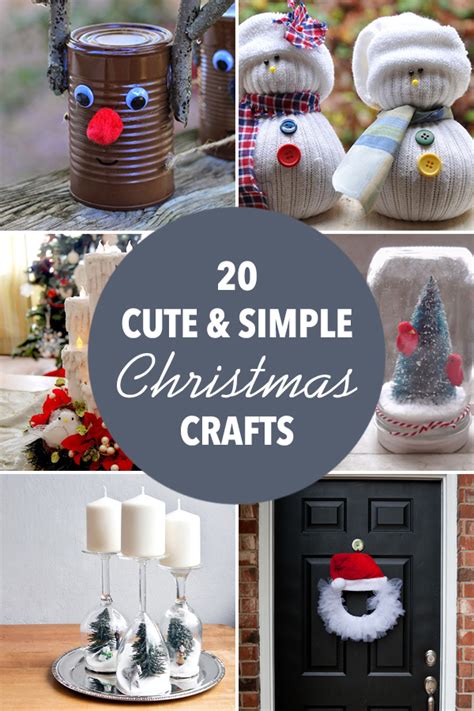 20 Cute And Simple Christmas Crafts