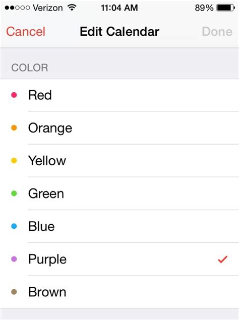 Ios Tip How To Color Code Your Calendar Events Heres The Thing