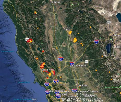 25 Map Of Northern California Wildfire Online Map Around The World